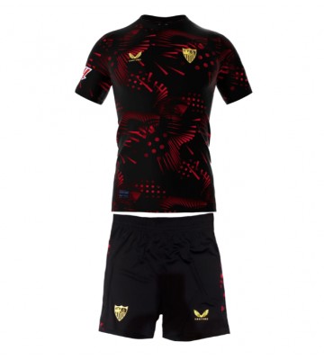 Sevilla Tredje Kläder Barn 2024-25 Kortärmad (+ Korta byxor)